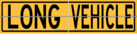 Long Vehicle 2 Piece Hinged Sign   T2763