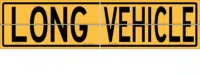 Long Vehicle 2 Piece Hinged Sign T2763