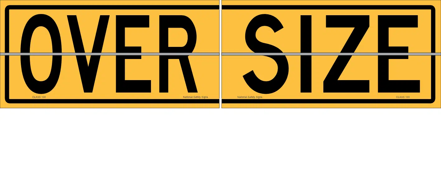 OverSize 2 Piece Hinged Sign   T2764