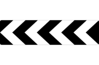 D4-1-1A Unidirectional Hazard Marker (Sightboard)