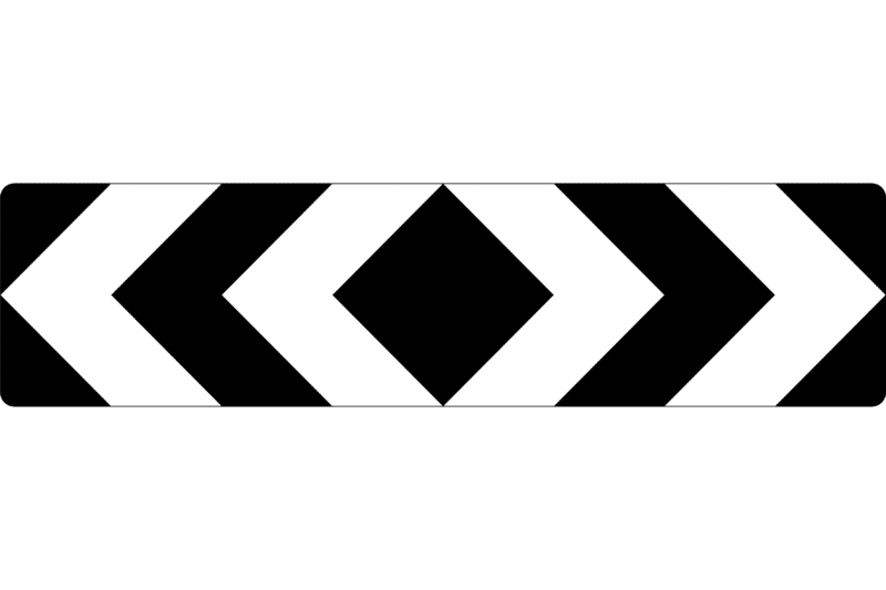 D4-2-3A Bidirectional Hazard Marker (Sightboard)