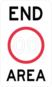 R4-11A End Speed Limit (Symbolic) Area
