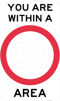 R4-14A You Are Within A Speed Limit (Symbolic) Area