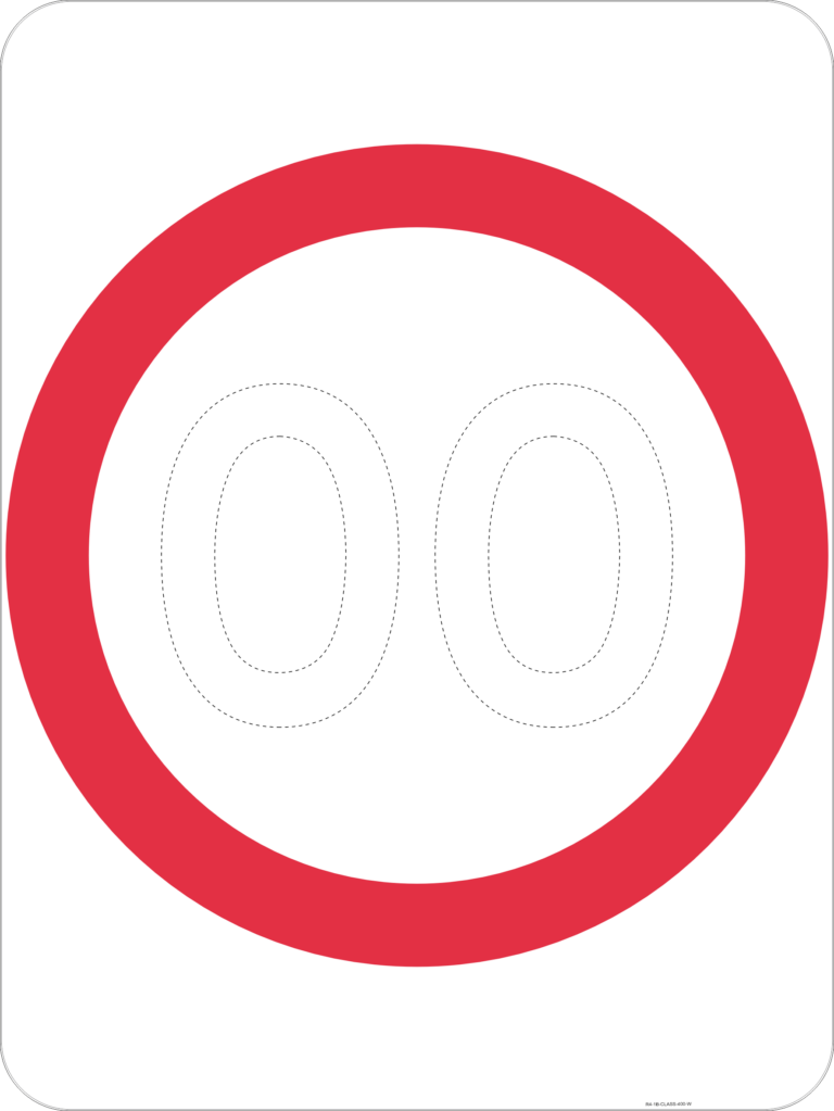 R4-1 Speed Limit - Australian Compliant - National Safety Signs