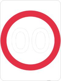 R4-1 Speed Limit (Symbolic)