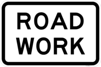 R4-3 Road Work