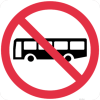 R6-10-1 Buses Prohibited