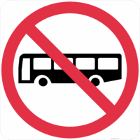 R6-10-1 Buses Prohibited