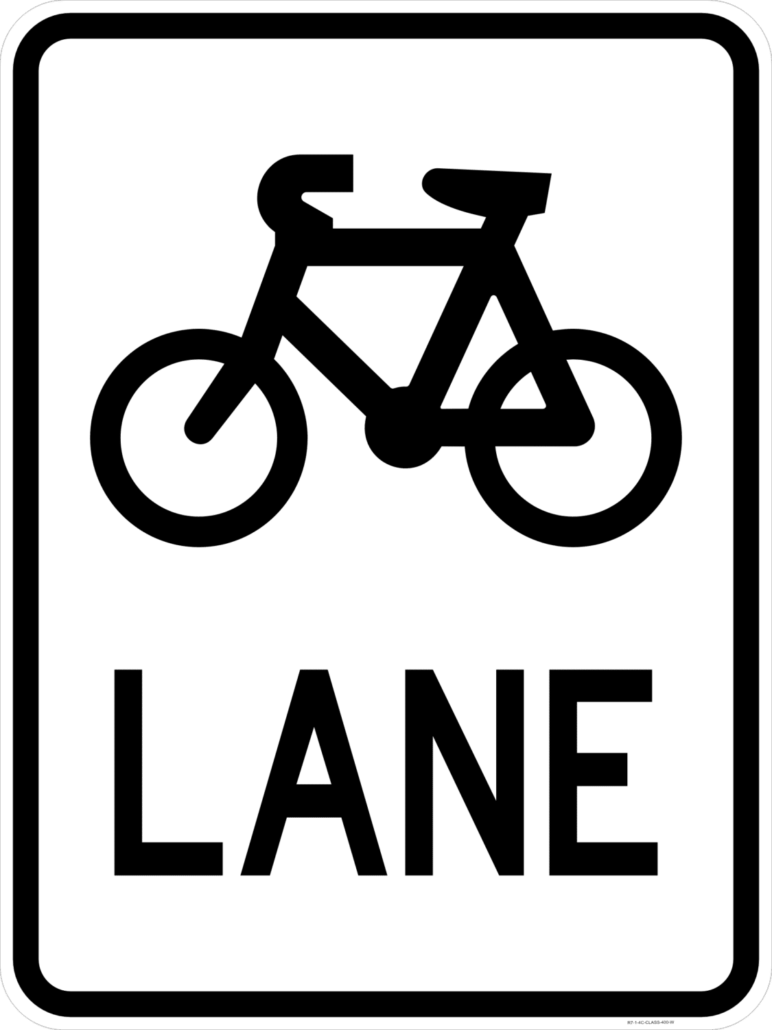 R7-1-4 Bicycle (symbolic) Lane