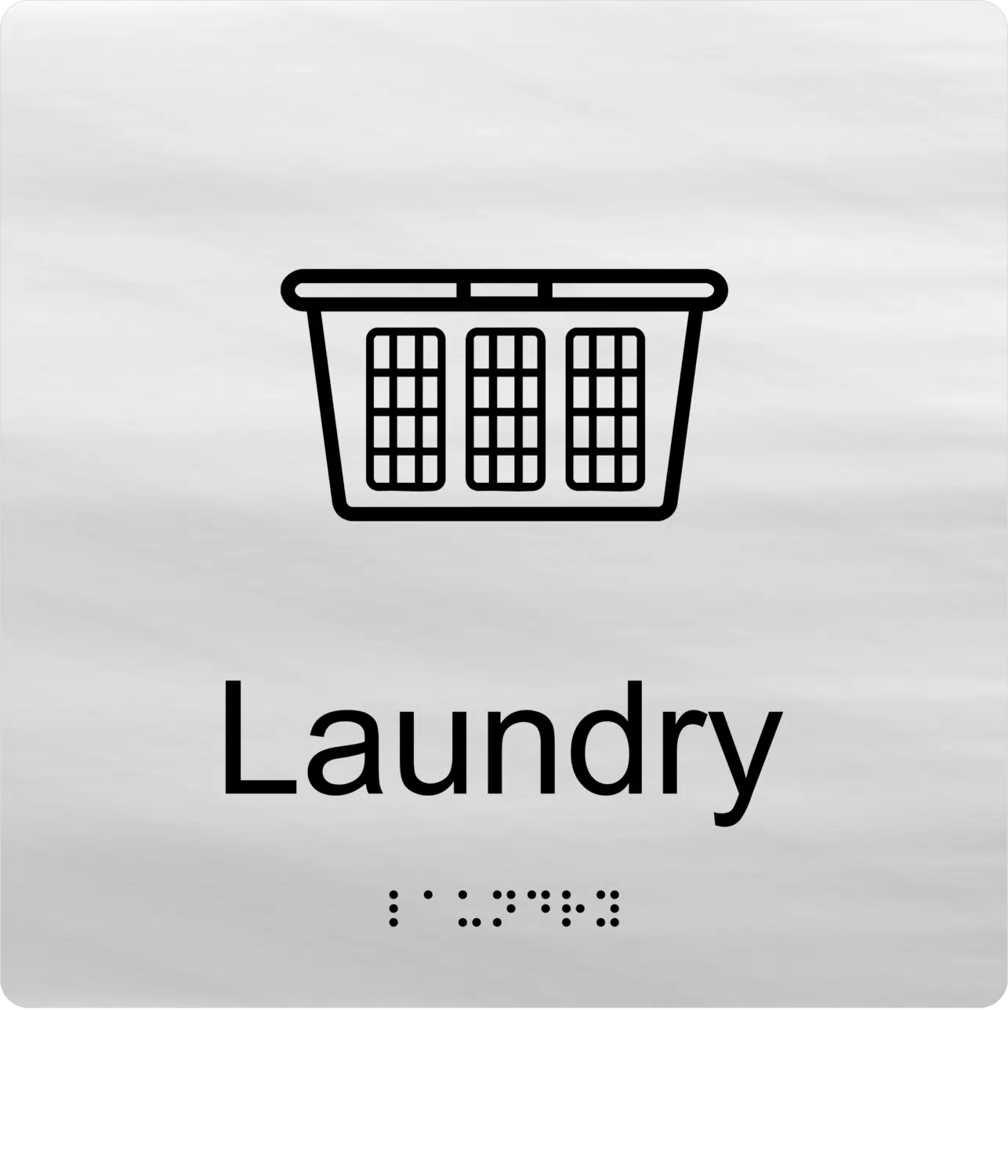 Laundry Braille Sign BT75 - Image 3