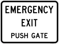 G9-68 Emergency Exit Push Gate