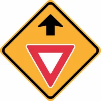 Give Way Ahead Sign RD525