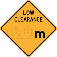 W4-8 Low Clearance (X.X)m