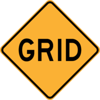 Cattle Grid Sign      RD156