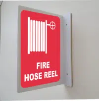 Fire Hose Reel Projection Wall Sign F14151