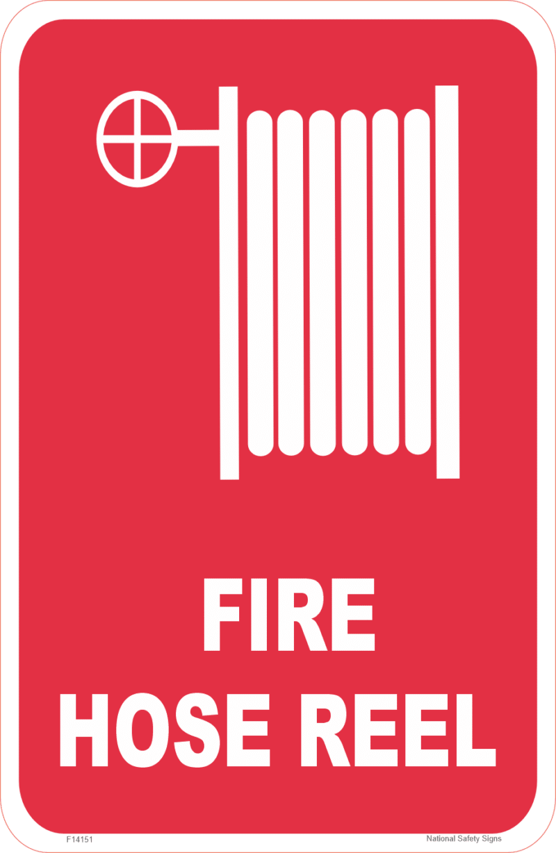 Fire Hose Reel Projection Wall Sign F14151 - Image 5