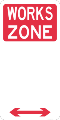 R5-25 Works Zone