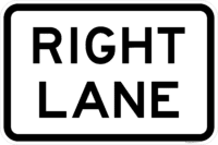 R7-3(R) Right Lane