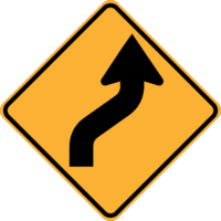 W1-4(R) Reverse Curve (right symbolic)