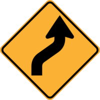 W1-4(R) Reverse Curve (right symbolic)