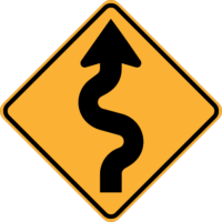 W1-5(R) Winding Road - Right
