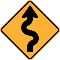 W1-5(R) Winding Road - Right