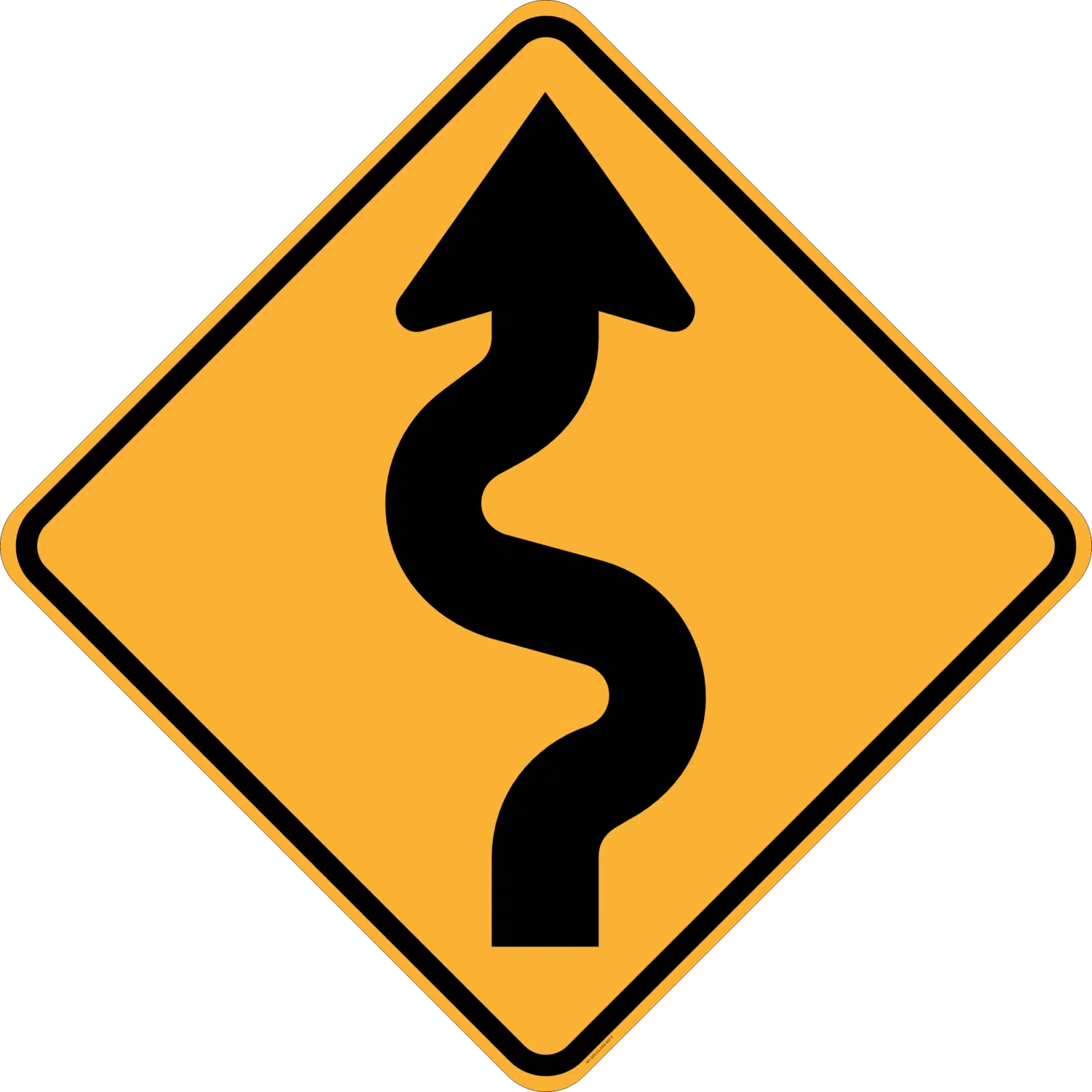 W1-5(R) Winding Road - Right