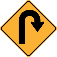 W1-7(R) Hairpin Bend - Right