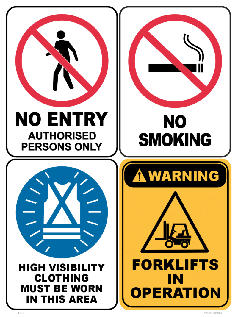 Site Safety sign  C19110