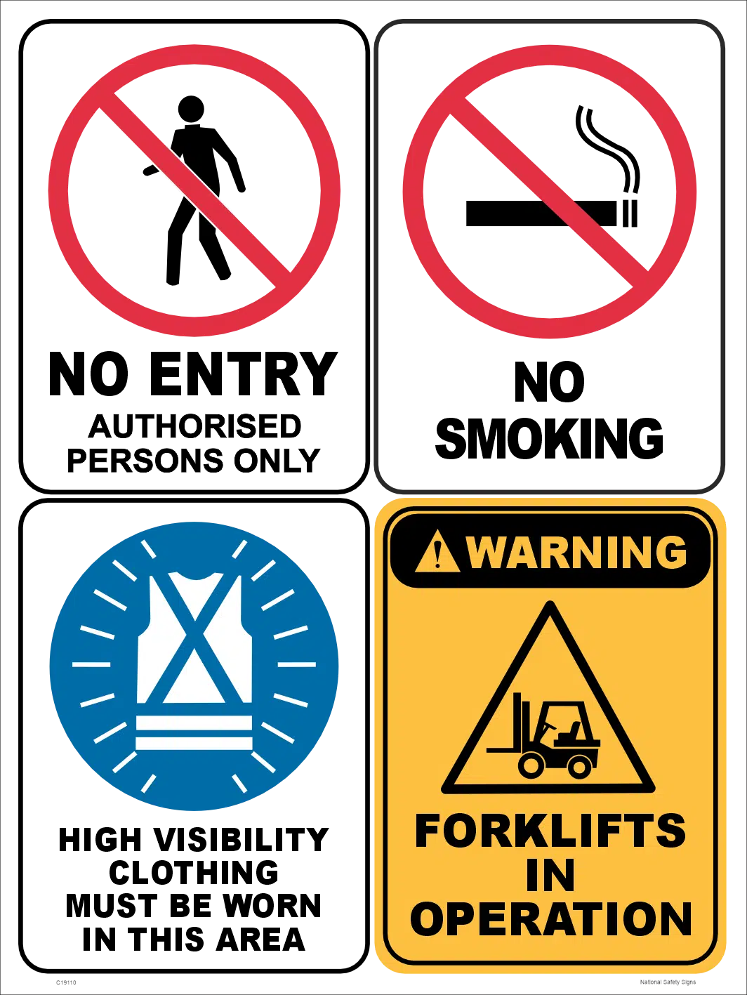 Site Safety sign C19110