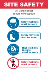 Site Safety sign  C19113