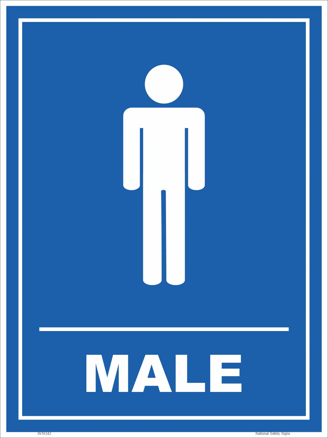 Male Toilet sign IN16342