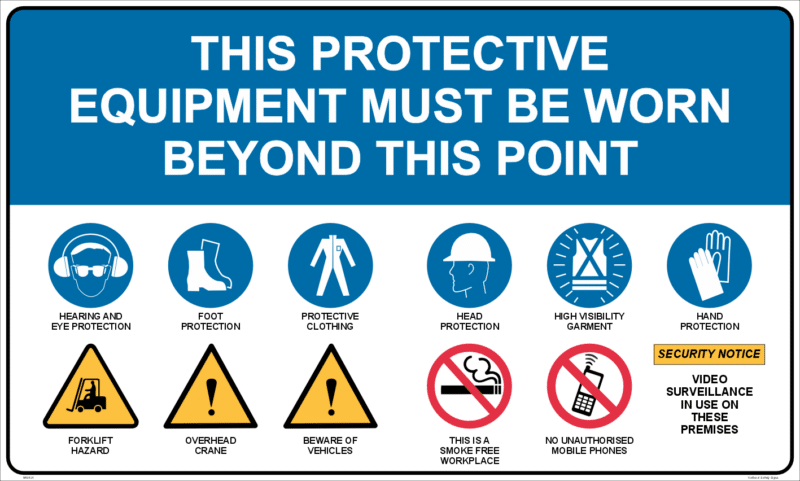 Mandatory protection Sign    M18121