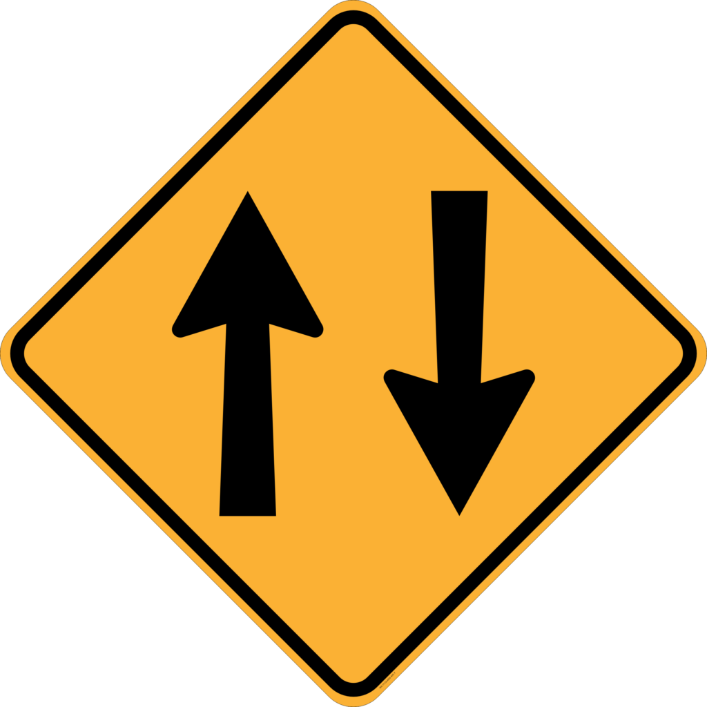 W4-11 Two Way - Australian Compliant - National Safety Signs