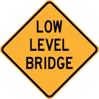 Low Level Bridge Sign     RD217