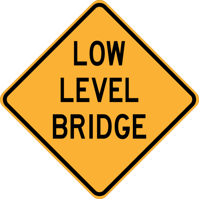 Low Level Bridge Sign     RD217
