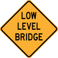 Low Level Bridge Sign     RD217