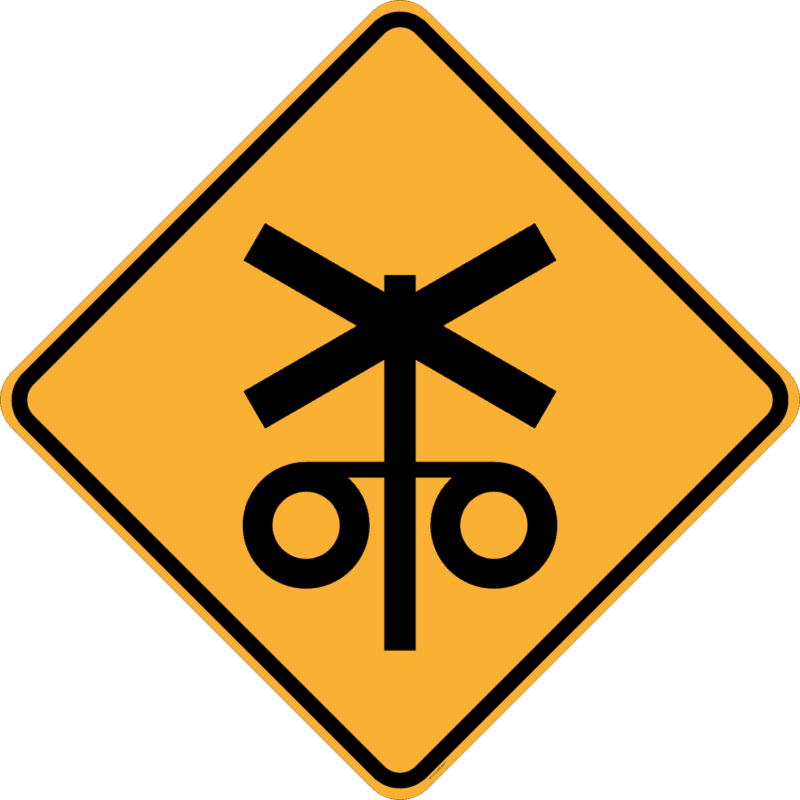 W7-4 Rail Crossing Flashing Signals sign - Australian Compliant ...