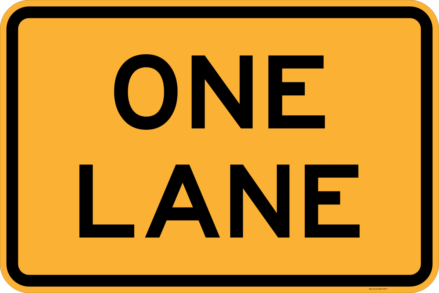 W8-16 One Lane