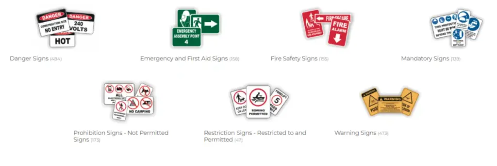 Signs for a Safety Rest