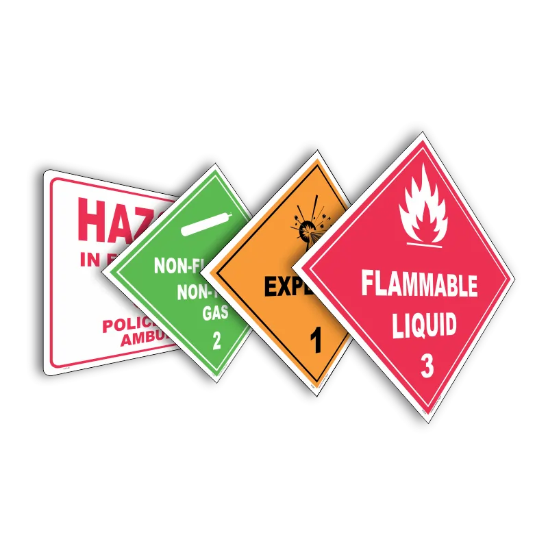 Hazchem and Dangerous Goods Placard Signs main product category image — AS1319 compliant, available from National Safety Signs Australia