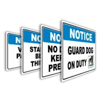 Notice Signs - Notice and Instructions