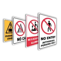 Prohibition All Signs