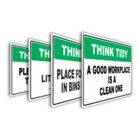 Think Tidy Signs - Keep it Tidy