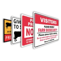 Farm Signs - Choose from these categories: