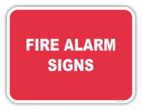 Fire Alarm Signs