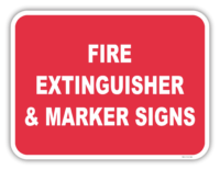 Fire Extinguishers and Markers signs