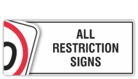 Restriction Signs All