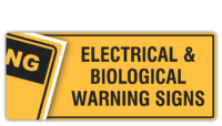 Warning Electrical & Biological Signs
