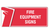 Fire Equipment signs